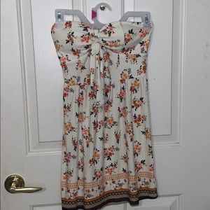 strapless summer dress